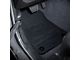 Custom Fit Front Floor Mats with Jeep Wrangler Logo; Black (18-24 Jeep Wrangler JL)