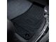 Custom Fit Front Floor Mats with Jeep Wrangler Logo; Black (18-24 Jeep Wrangler JL)