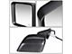 OE Style Powered Heated Mirror; Driver Side; Textured Black (07-13 Jeep Wrangler JK)