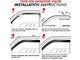 Tape-On Wind Deflectors Window Visors; Smoked (18-25 Jeep Wrangler JL 4-Door)