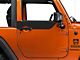 SEC10 Door Accents; Matte Black (07-18 Jeep Wrangler JK 2-Door)