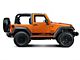 SEC10 Rocker Panel Stripe with XT Logo; Gloss Black (07-18 Jeep Wrangler JK 2-Door)