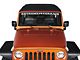 SEC10 ExtremeTerrain Windshield Banner; Silver (66-24 Jeep CJ5, CJ7, Wrangler YJ, TJ, JK & JL)