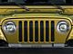 RedRock Billet Grille Inserts; Black (97-06 Jeep Wrangler TJ)