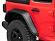 Bushwacker Flat Style Fender Flares; Textured Black (18-24 Jeep Wrangler JL 4-Door)