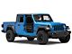 Fishbone Offroad Front Tube Doors; Textured Black (20-24 Jeep Gladiator JT)