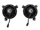 KC HiLiTES 7-Inch Gravity Pro LED Headlights; Black Housing; Clear Lens (20-25 Jeep Gladiator JT)