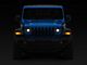 KC HiLiTES 7-Inch Gravity Pro LED Headlights; Black Housing; Clear Lens (20-25 Jeep Gladiator JT)