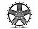 Rovos Wheels Tenere Charcoal with Machined Lip Wheel; 17x9 (20-24 Jeep Gladiator JT)