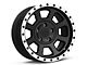 Rovos Wheels Kalahari Matte Black with Machined Lip Wheel; 17x9 (20-24 Jeep Gladiator JT)