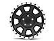 Rovos Wheels Kalahari Matte Black with Machined Lip Wheel; 17x9; -6mm Offset (20-24 Jeep Gladiator JT)