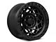 Fuel Wheels Unit Matte Black with Matte Black Ring Wheel; 17x9 (20-24 Jeep Gladiator JT)