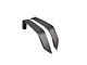 Flat Style Rear Fender Flares; Textured Black (20-24 Jeep Gladiator JT)