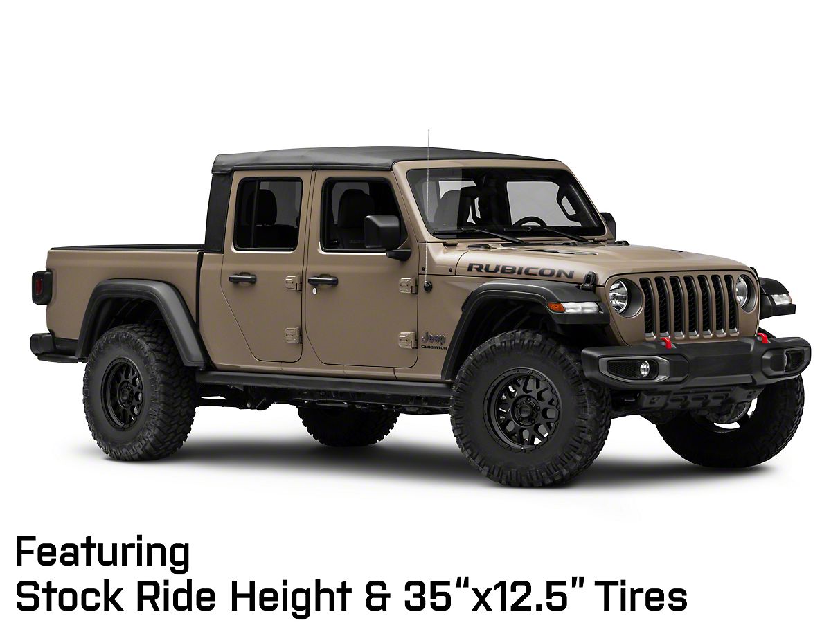 KMC Jeep Gladiator Grenade Off-Road Matte Black Wheel; 17x9; 18mm Offset  KM53579050718 (20-25 Jeep Gladiator JT) - Free Shipping