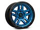 Fuel Wheels Ammo Gloss Blue with Black Bead Ring Wheel; 17x9 (20-24 Jeep Gladiator JT)