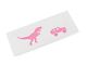 SEC10 Trex and Vehicle Silhouette Decal; Pink (Universal; Some Adaptation May Be Required)