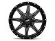 Moto Metal MO970 Semi-Gloss Black Milled Wheel; 20x10 (20-24 Jeep Gladiator JT)