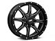 Moto Metal MO970 Semi-Gloss Black Milled Wheel; 20x10 (20-24 Jeep Gladiator JT)