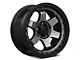 Fuel Wheels Block Matte Gunmetal Wheel; 17x9; -12mm Offset (20-24 Jeep Gladiator JT)