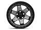 Fuel Wheels Block Matte Gunmetal Wheel; 17x9; -12mm Offset (20-24 Jeep Gladiator JT)