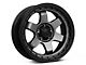 Fuel Wheels Block Matte Gunmetal Wheel; 17x9; -12mm Offset (20-24 Jeep Gladiator JT)