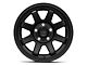 KMC Trail Satin Black Wheel; 17x8.5; 0mm Offset (20-24 Jeep Gladiator JT)