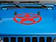 Jeep Licensed by RedRock Jeep Star Accent Decal; Red (20-24 Jeep Gladiator JT)