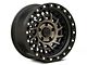 Black Rhino Shredder Matte Black with Machined Dark Tint Wheel; 17x9 (20-24 Jeep Gladiator JT)