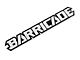 SEC10 Barricade Outline Decal; Black (Universal; Some Adaptation May Be Required)