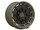 Black Rhino Warthog Matte Olive Dab Green with Black Center Wheel; 20x9.5 (20-24 Jeep Gladiator JT)
