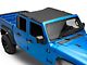 MasterTop Bimini Top Plus with Integrated Black Grab Handles/Wind Stopper Combo; MasterTwill (20-23 Jeep Gladiator JT)