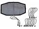 Fishbone Offroad Rear Mesh Sun Shade (20-24 Jeep Gladiator JT)