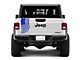 SEC10 Vertical Tailgate Distressed Flag Decal; Blue (20-24 Jeep Gladiator JT)