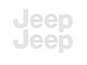 Jeep Fender Emblem Letter Overlays; Gloss White (20-24 Jeep Gladiator JT)