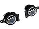 ColorSMART RGB Halo LED Headlights with Fog Lights; Black Housing; Clear Lens (20-25 Jeep Gladiator JT)