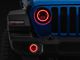 ColorSMART RGB Halo LED Headlights with Fog Lights; Black Housing; Clear Lens (20-25 Jeep Gladiator JT)