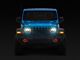 ColorSMART RGB Halo LED Headlights with Fog Lights; Black Housing; Clear Lens (20-25 Jeep Gladiator JT)