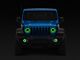 ColorSMART RGB Halo LED Headlights with Fog Lights; Black Housing; Clear Lens (20-25 Jeep Gladiator JT)