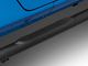 RedRock 3-Inch Round Side Step Bars; Textured Black (20-24 Jeep Gladiator JT)