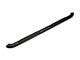 RedRock 4-Inch Oval Curved Side Step Bars; Semi-Gloss Black (20-24 Jeep Gladiator JT)