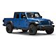 RedRock 4-Inch Oval Curved Side Step Bars; Semi-Gloss Black (20-24 Jeep Gladiator JT)