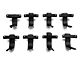 4-Inch 1000 Series Cab Length Side Step Bars; Textured Black (20-22 Jeep Gladiator JT)