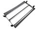 Motobilt Half Cab Roof Rack; Bare Steel (20-24 Jeep Gladiator JT w/ Hard Top)