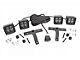 Rough Country Black Series White DRL Quad LED Light Pod Kit (18-24 Jeep Wrangler JL, Excluding Rubicon 392)