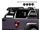 Atlas Roll Bar with 7-Inch Black Round LED Lights; Black (20-25 Jeep Gladiator JT)