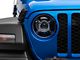 9-Inch RGB LED Headlights with Bluetooth Control; Black Housing; Clear Lens (20-25 Jeep Gladiator JT)