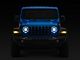 9-Inch RGB LED Headlights with Bluetooth Control; Black Housing; Clear Lens (20-25 Jeep Gladiator JT)