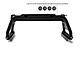 Atlas Roll Bar with 5.30-Inch Black Round Flood LED Lights; Black (20-25 Jeep Gladiator JT)