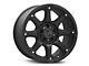 Black Rhino Glamis Matte Black Wheel; 18x9; -12mm Offset (20-24 Jeep Gladiator JT)