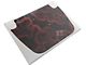 SEC10 Topographical Hood Decal; Red (20-24 Jeep Gladiator JT, Excluding Mojave)